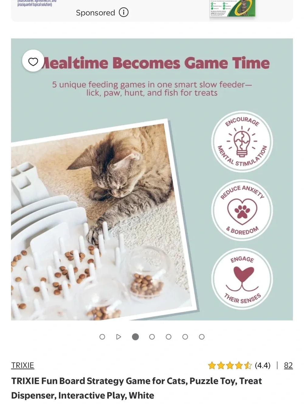 Trixie Fun Board Activity Board for Cats